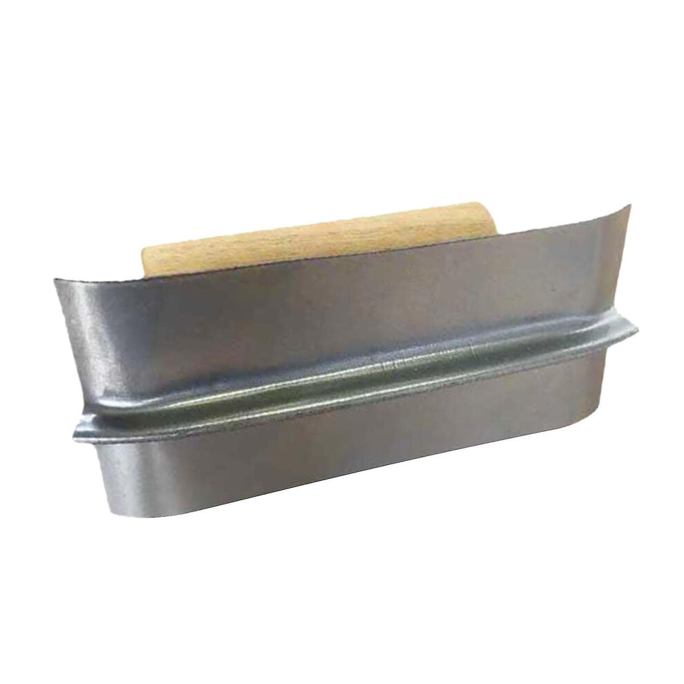 (A) Concrete Hand Edger Comfortable Grip Sturdy Plaster Trowel Stainless Steel For Stucco Cement Masonry DrywallRUYUU