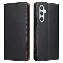 (Black) Leather Wallet Folding Stand Phone Case For Samsung Galaxy A54 5G PU Anti-drop Cover