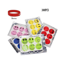 300pcs Smiley Mosquito Repellent Insect Repellent Stickers High Quality