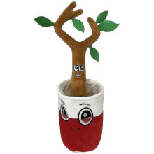 Lankybox Plush Sticky N' Canny Plush Toys, Cute Anime Lanky Plushies, Removable Cartoon Robot Soft Toy (branches)