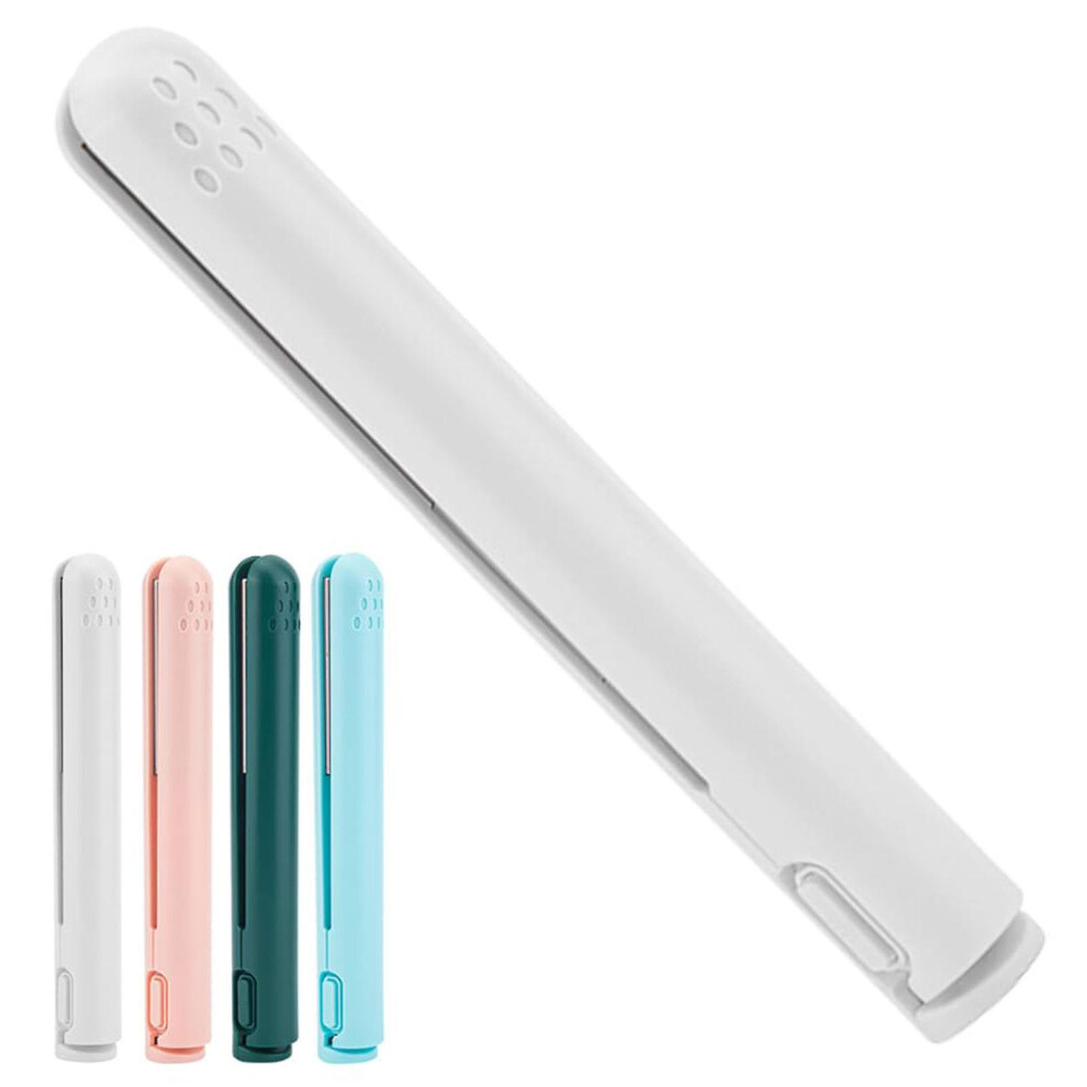 (White) Mini Dual-purpose Curling Iron, 2 In 1 Mini Hair Curler, Ceramic Mini Hair Curler, Mini Portable Hair Iron Hair Straightener Curler