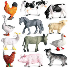 Set Of 12 Jumbo Farm Animals