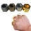 (Silver2, Round) Hexagon Retro Magic Ring Personalized 4-finger Ring Multifunctional  Outdoor Climbing Emergency 2