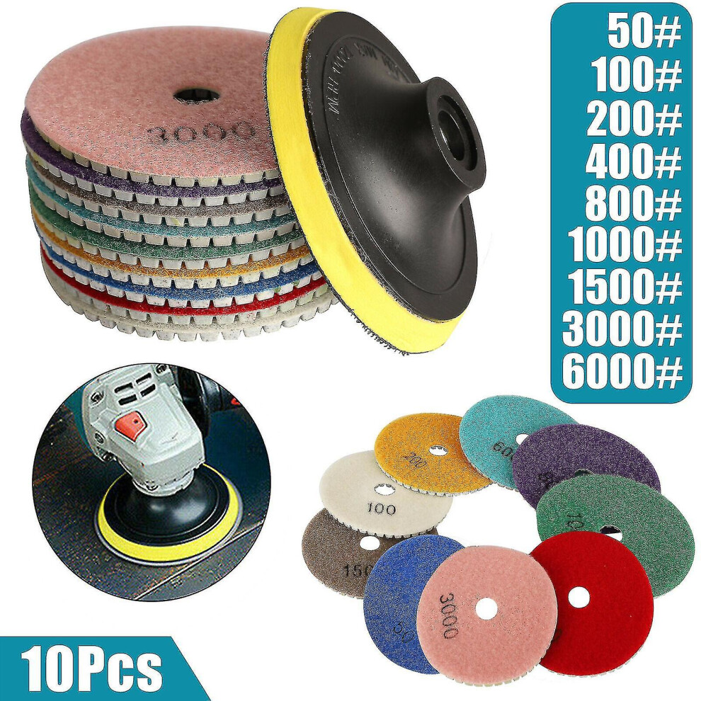 Diamond Polishing Pads Wet Dry Granite Marble Concrete Stone