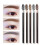 5pcs Microblading Pencil Waterproof Eyebrow Peel-off Pencil Pull Cord, 5 Colors 2