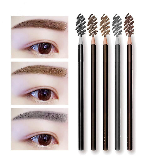 5pcs Microblading Pencil Waterproof Eyebrow Peel-off Pencil Pull Cord, 5 Colors 1