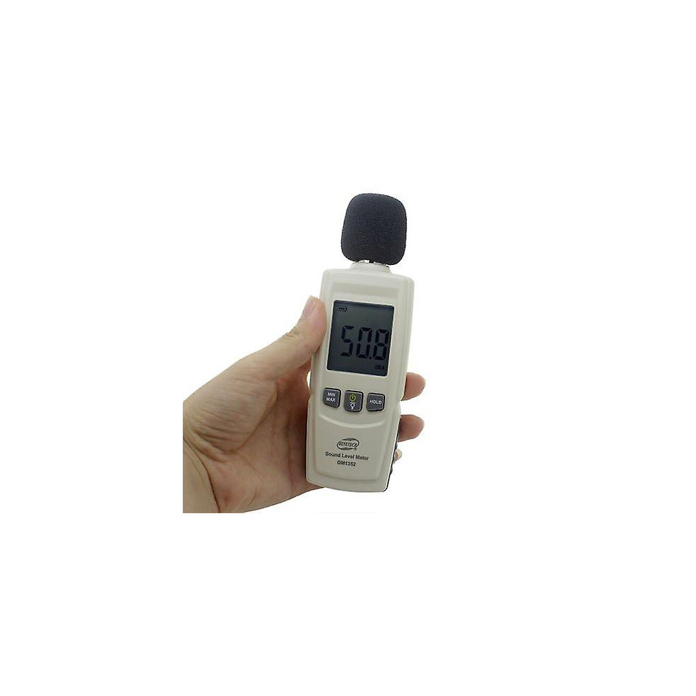Digital Sound Level Meter, Digital Decibel Tester 30-130dB(A) Range,Sound Level Meter Decibel Meter with LCD Display for Home,1 pcs
