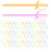 200pcs Plastic Cocktail Sword Picks Party Fruit Picks Sword Shaped Appetizer Picks 3