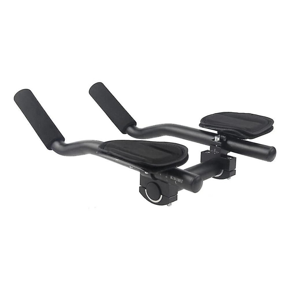 Drckhros Bike Aero Bar, Aluminum Alloy Aero Bars For Road Mountain Bike, Bicycle Racing Handlebar C