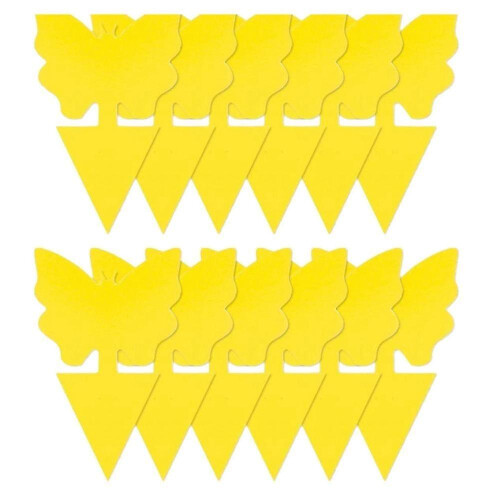 60pcs Dual-sided Yellow Fly Sticky Pest Control Traps For Mosquitos 2