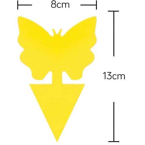 60pcs Dual-sided Yellow Fly Sticky Pest Control Traps For Mosquitos 1