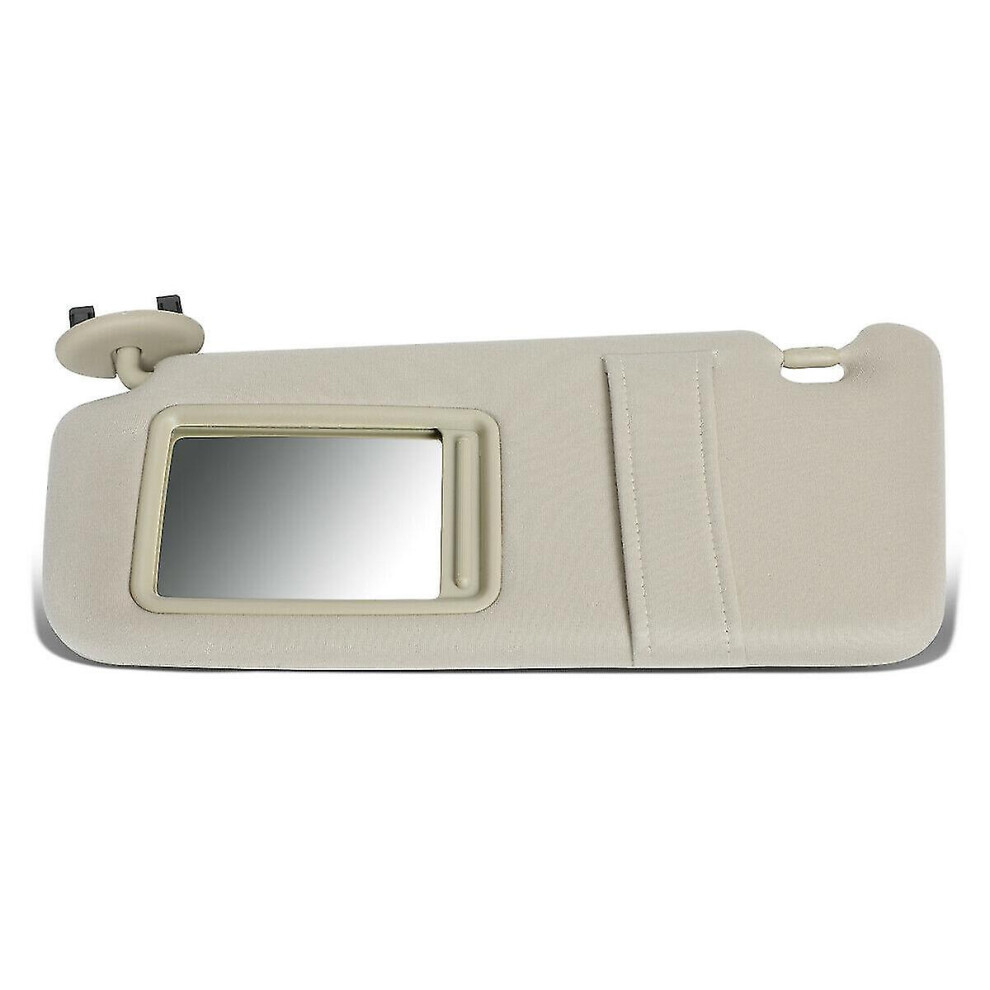 Compatible With 2007-2011 Left Driver Side Sun Visor Sunshade Light/Beige 3010291909163