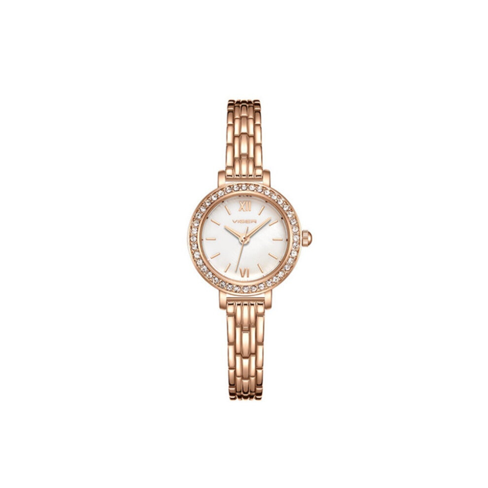 (Gold) L1059 H Korean Version Of The Bracelet Watch Fashion Simple Quartz Waterproof Female