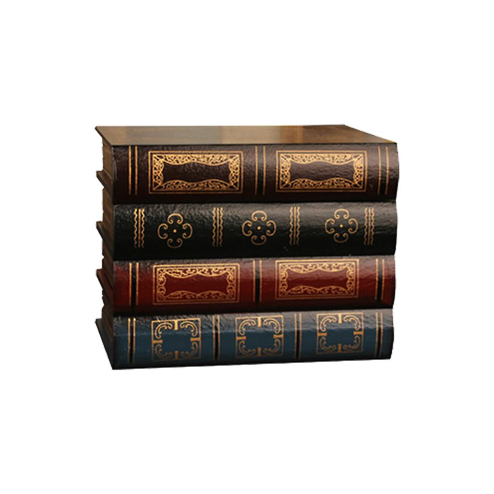 European Retro Fake Book Shape Storage Box Ornaments Office Decoration Secret Item Organizer Household Items Decoration Collection Appliances