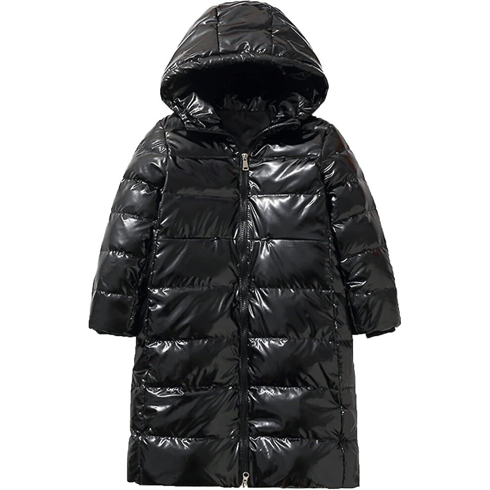 Girls Hooded Long Waterproof Winter Coat