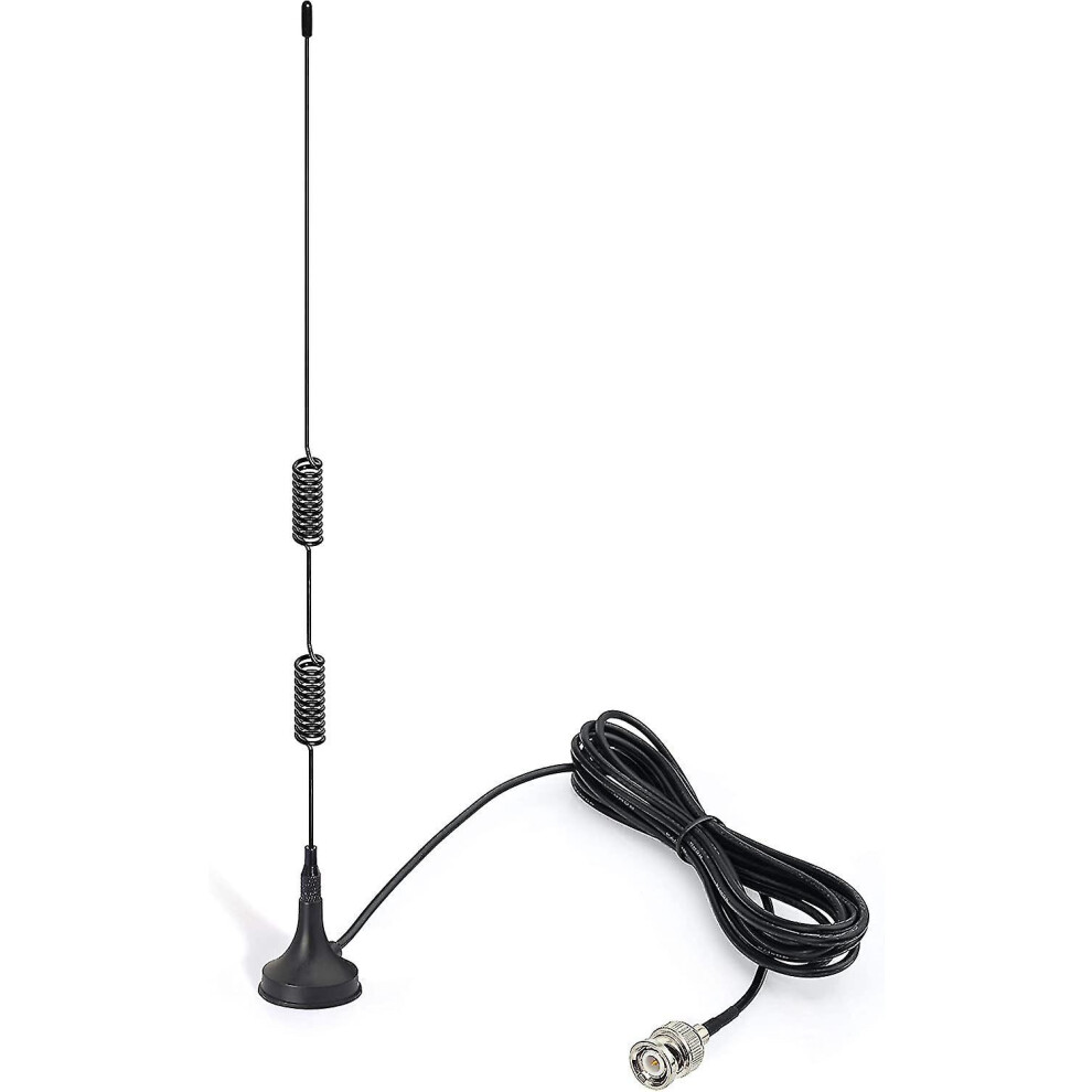 Ham Radio Police Scanner Antenna Amateur Radio Mobile Radio Scanner Antenna Magnetic Base Bnc Male Antenna Compatible