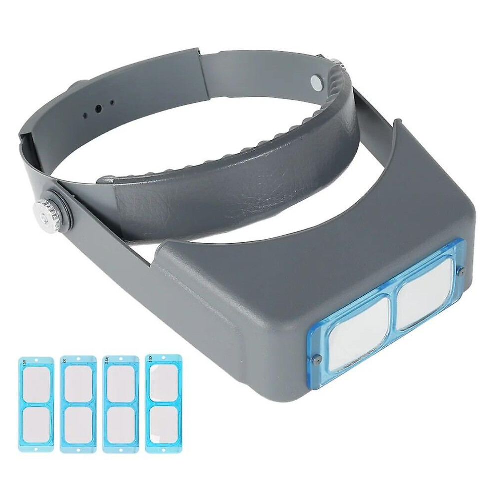 Head Wearing Glasses Magnifier Headband Eyewear Loupe Repair Third Hand Helmet Magnifying Glass Spectacles For Low Vision