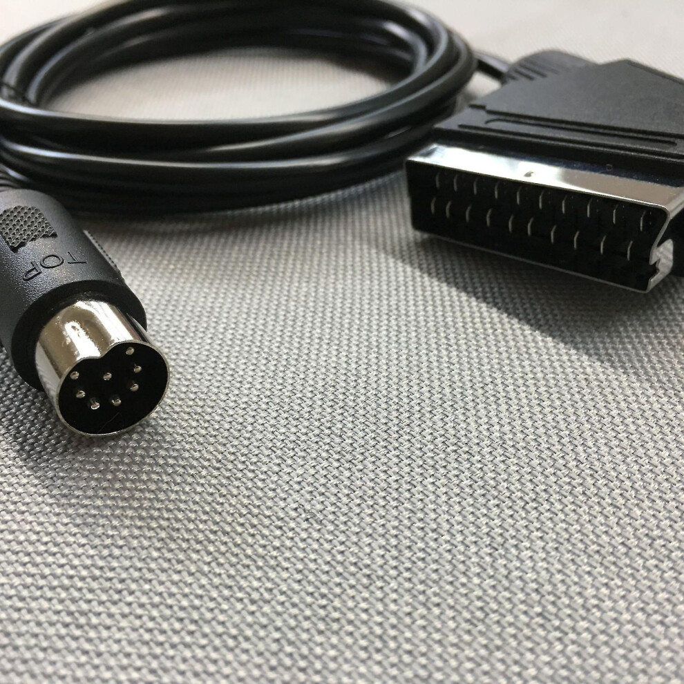 Replacement V-Pin Scart Cable For Sega - Megadrive Genesis Master System 3010291916475