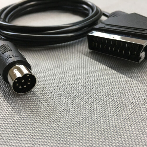 Replacement V-pin Scart Cable For Sega - Megadrive Genesis Master System 1