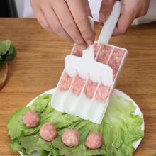 Kitchen Triple Meatball Maker Meat Ball Scoop With Cutting Spade Ball Maker