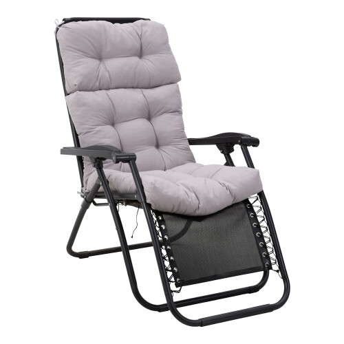 Living And Home (Grey) Adirondack Patio Chair Cushion