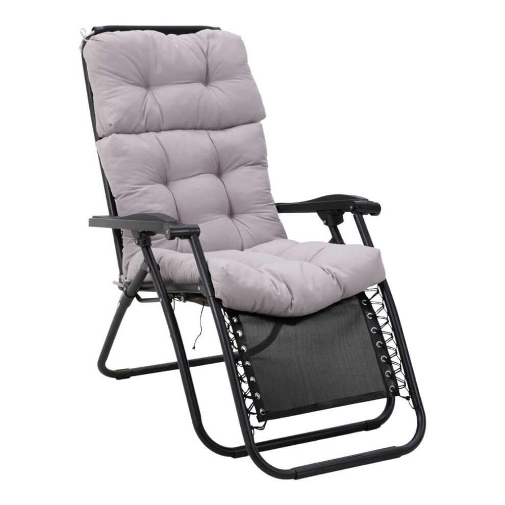 (Grey) Adirondack Patio Chair Cushion