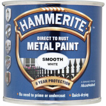 Hammerite - Metal Paint Smooth 250ml - White