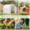 Outsunny Outsunny Greenhouse Solid Frame Walk-in Garden Grow Large Insect Poly Tunnel 5