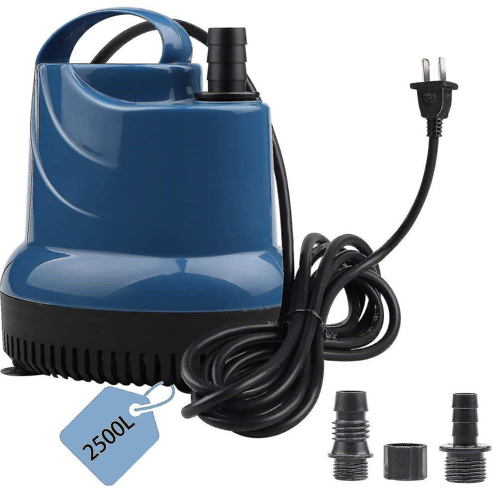 Mini Water Pump Submersible Pump 2500l/h 40w 230v Cellar Vacuum Pump 2.3m Delivery Height 2.5m Cable For Garden, Aquarium, Pond, Fountain