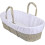 Moses Basket Fleece Liner Dressing White# Huadun 1