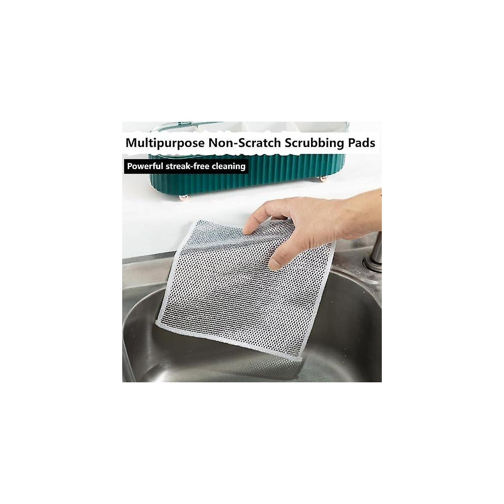 Multifunctional Non-scratch Wire Dishcloth, Wire Dishwashing Rags For Wet And Dry, Non-scratch Wire Dishcloth, Dish Towels For Kitchen