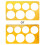 K Resin Round Geometric Template Ruler Stencil Drawing Measuring Tool Students 1