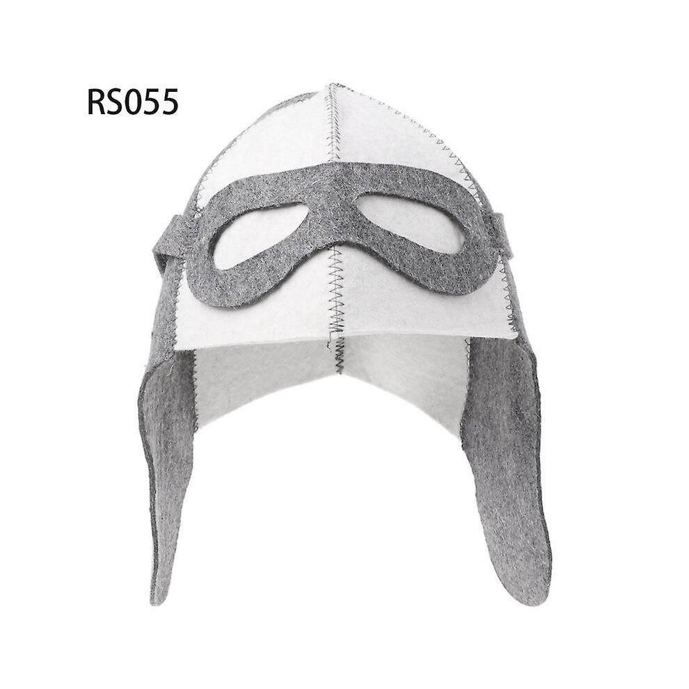Wool Felt Sauna Hat Anti Heat Russian Banya Cap For Bath House Head Protection