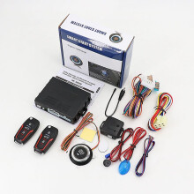 Car Ignition Switch Keyless Entry Remote Starter Engine Push Start Button Kits