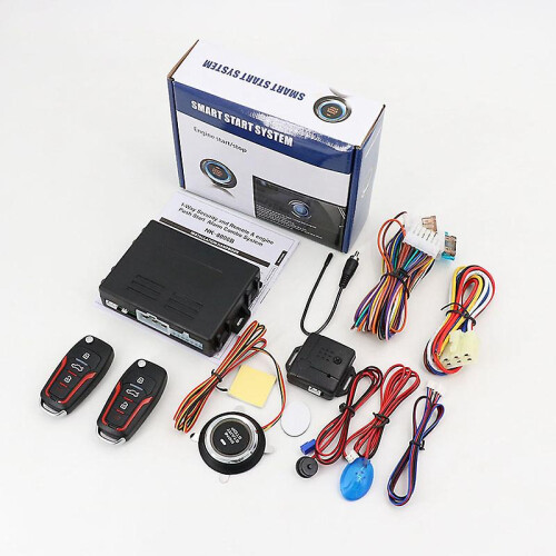 Car Ignition Switch Keyless Entry Remote Starter Engine Push Start Button Kits