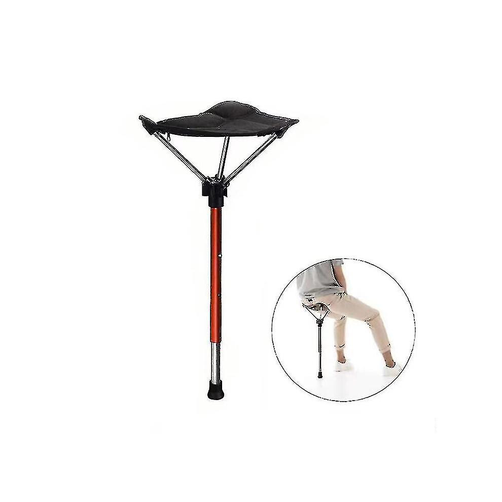 Portable Stool Height Adjustable Seat Retractable Outdoor Fishing Chair With 3 Gear