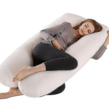 Pregnancy Pillow U Shaped , Maternity Sleeping Pillow Full Body Pillow With Removable Cover