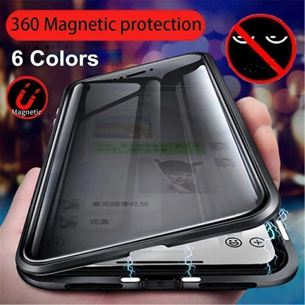 Privacy Anti Spy Magnetic 360 Protective Case For Iphone 15 Pro Max 14 13 12 11