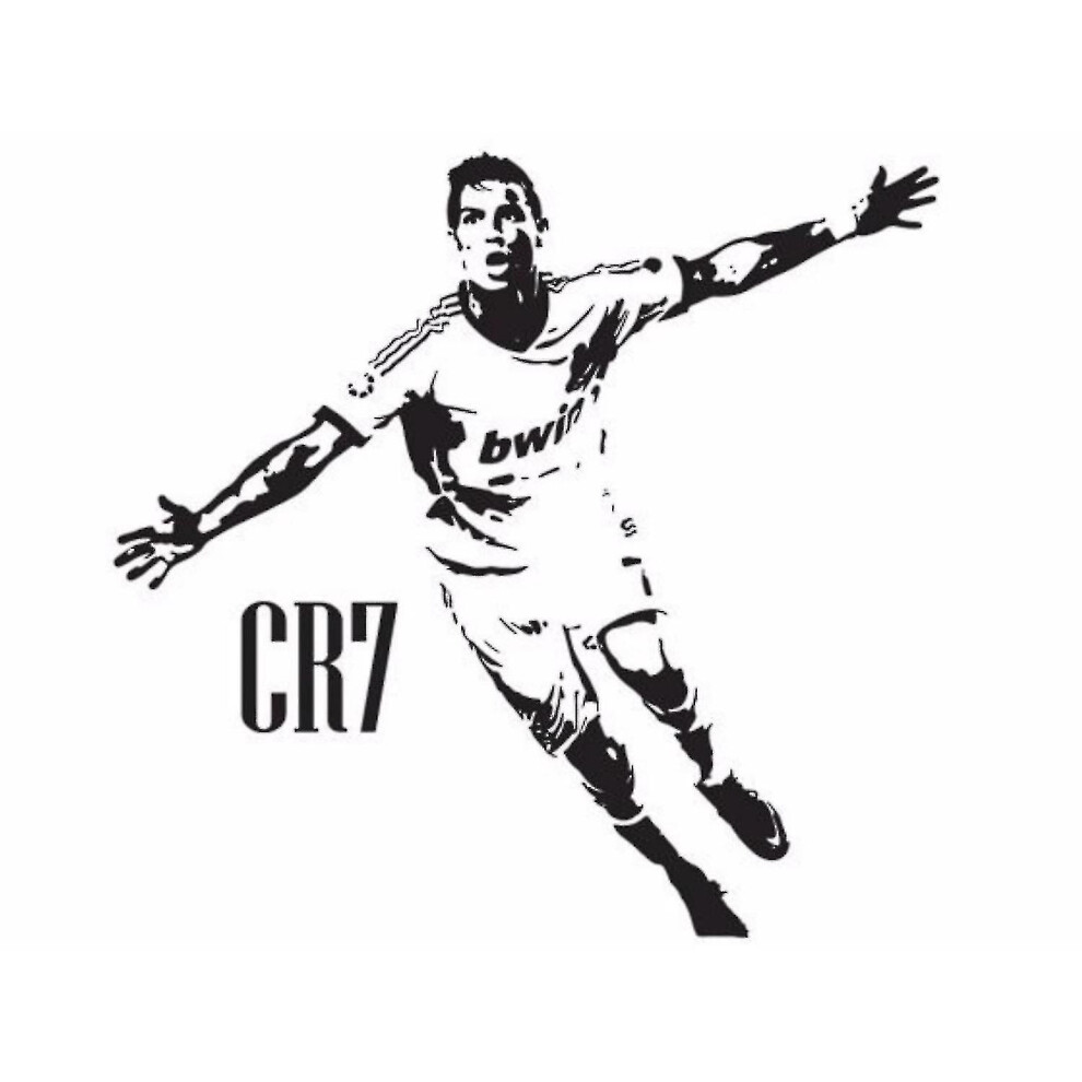 Ronaldo Football Star Room Wall Stickers Wall Decals 63x65cm