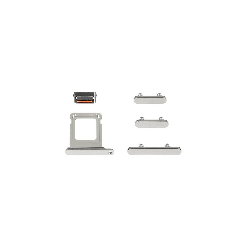 (Silver) Sim Card Tray Side Keys For Iphone 14 Pro Silver 3010291931348
