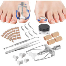 Ingrown Toenail Treatment Kit Professional Painless Toenail Corrector Strips Tool Multiple Functional Ingrown Toe Nail Removal Kit For Paronychia Trea