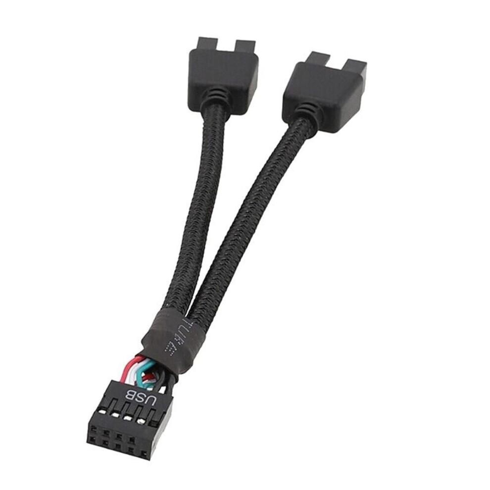 Motherboard Usb 2.0 9 Pin Header 1 To 2 Extension Hub Splitter Adapter Convertgu Ft 6262875210319