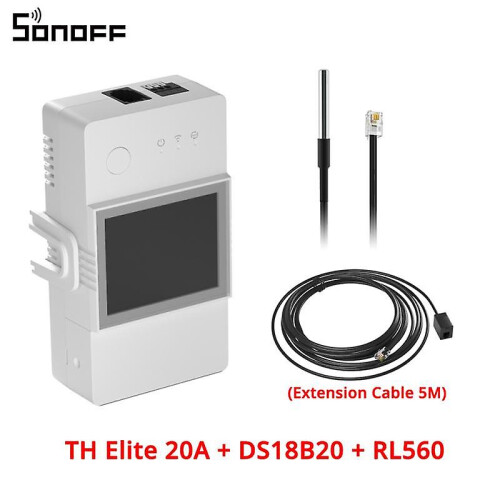 Sonoff Th Elite 20a/16a Wifi Switch Smart Temperature
