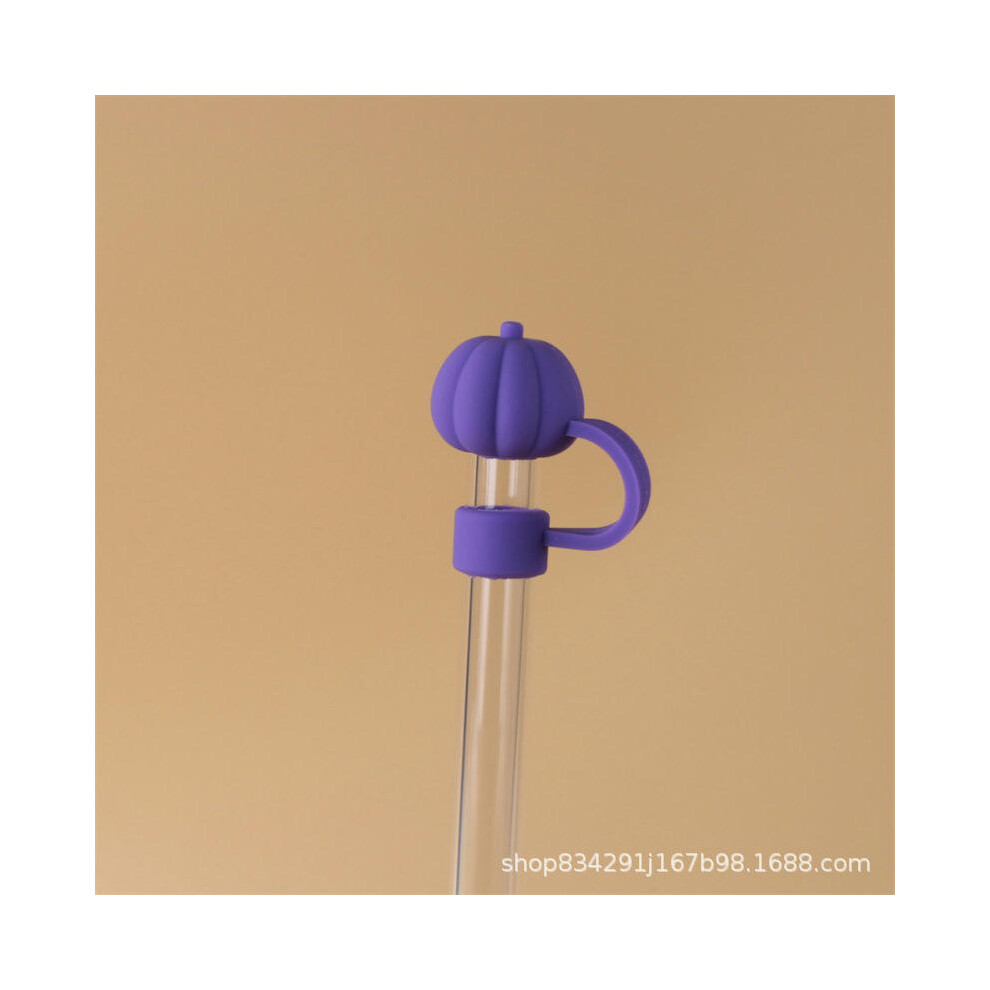 (Purple pumpkin) Stanley cup straw cap 10mm (more than 5 pieces -50% postage)