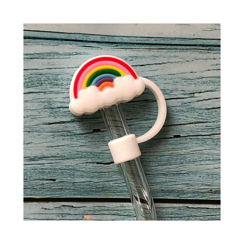 (rainbow) Stanley cup straw cap 10mm (more than 5 pieces -50% postage)