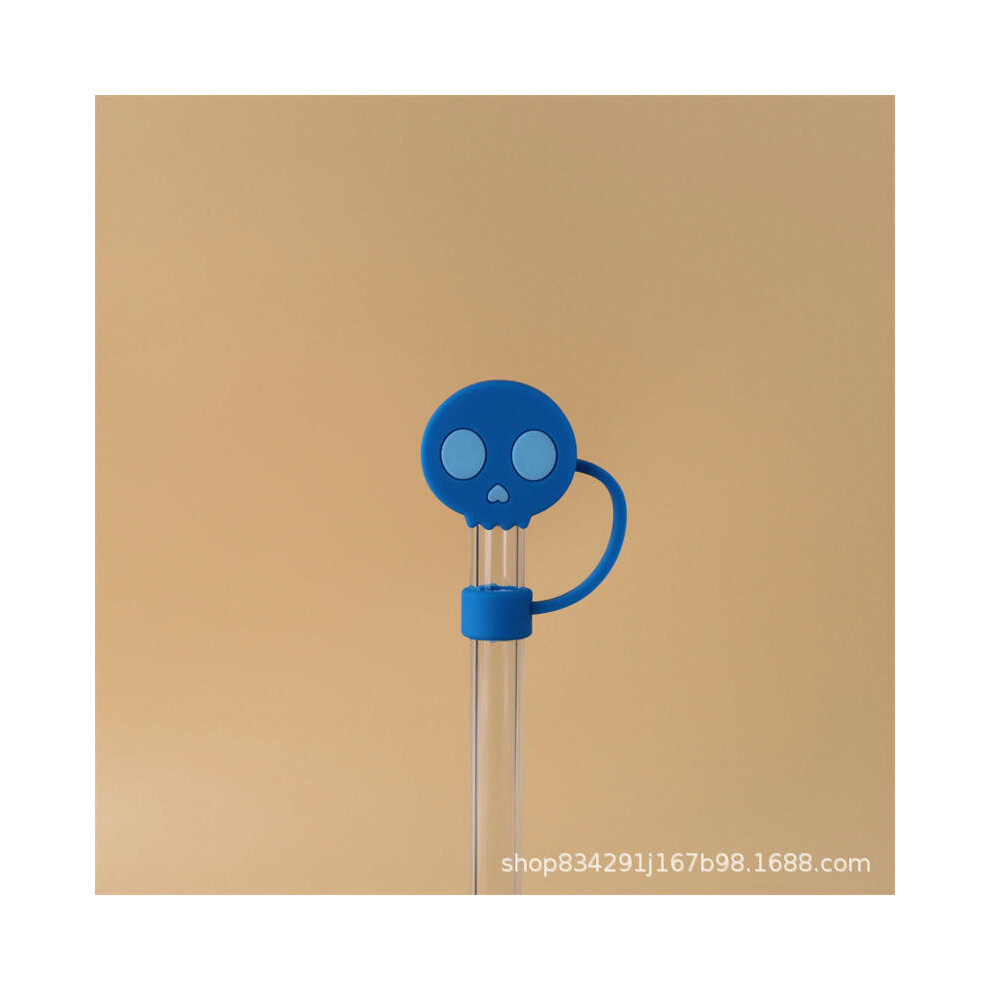 (Blue Skull) Stanley cup straw cap 10mm (more than 5 pieces -50% postage)