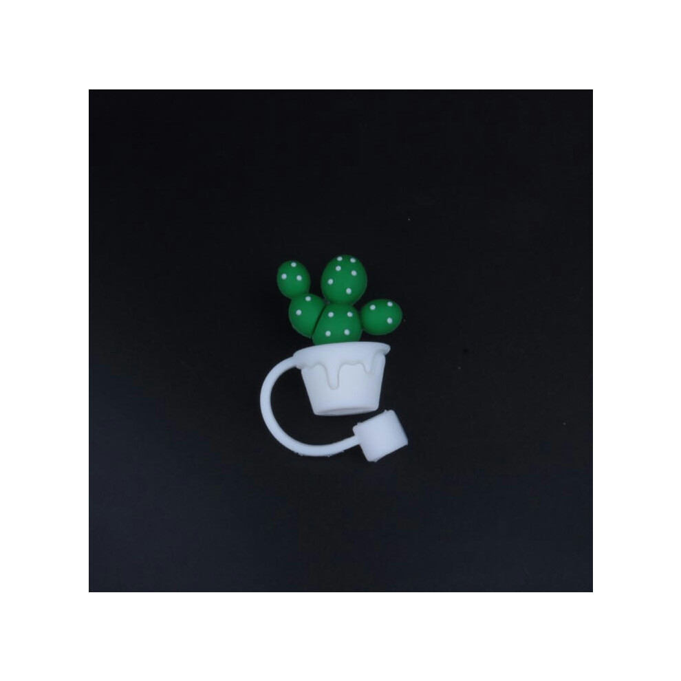 (Green Cactus) Stanley cup straw cap 10mm (more than 5 pieces -50% postage)