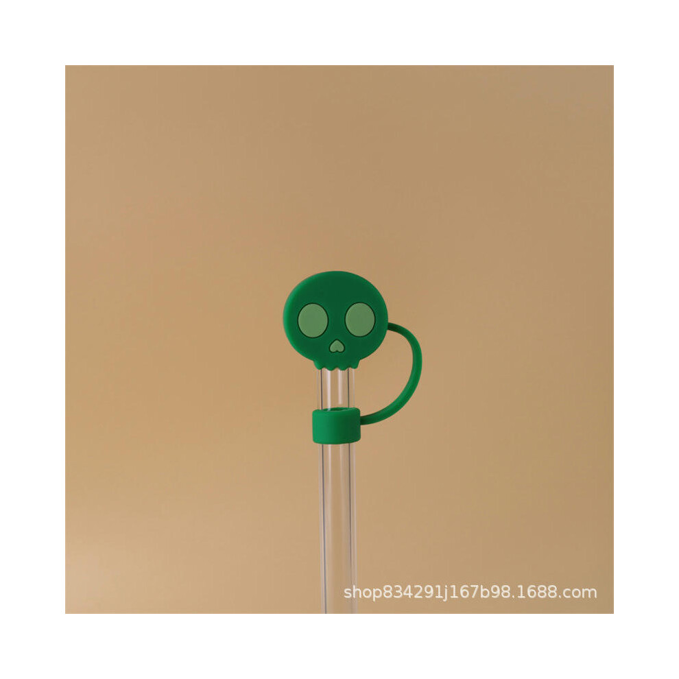 (Green Skull Head) Stanley cup straw cap 10mm (more than 5 pieces -50% postage)