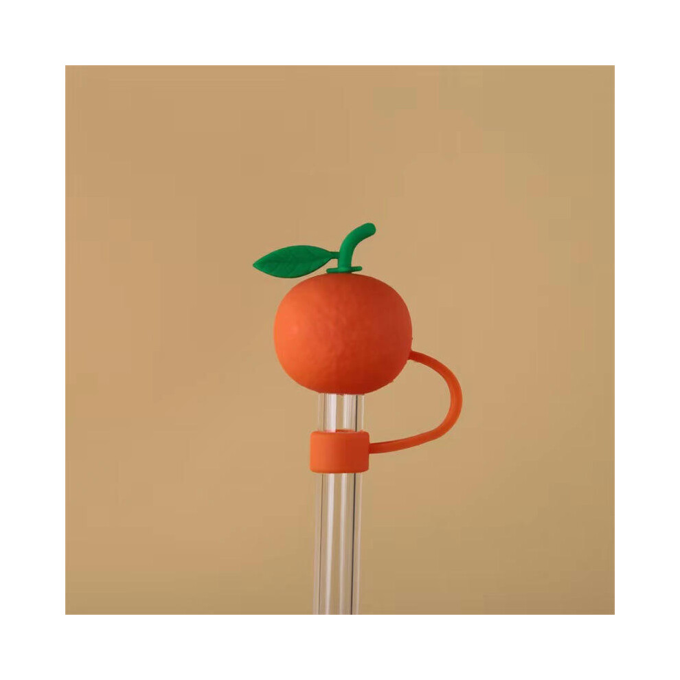 (tangerine) Stanley cup straw cap 10mm (more than 5 pieces -50% postage)