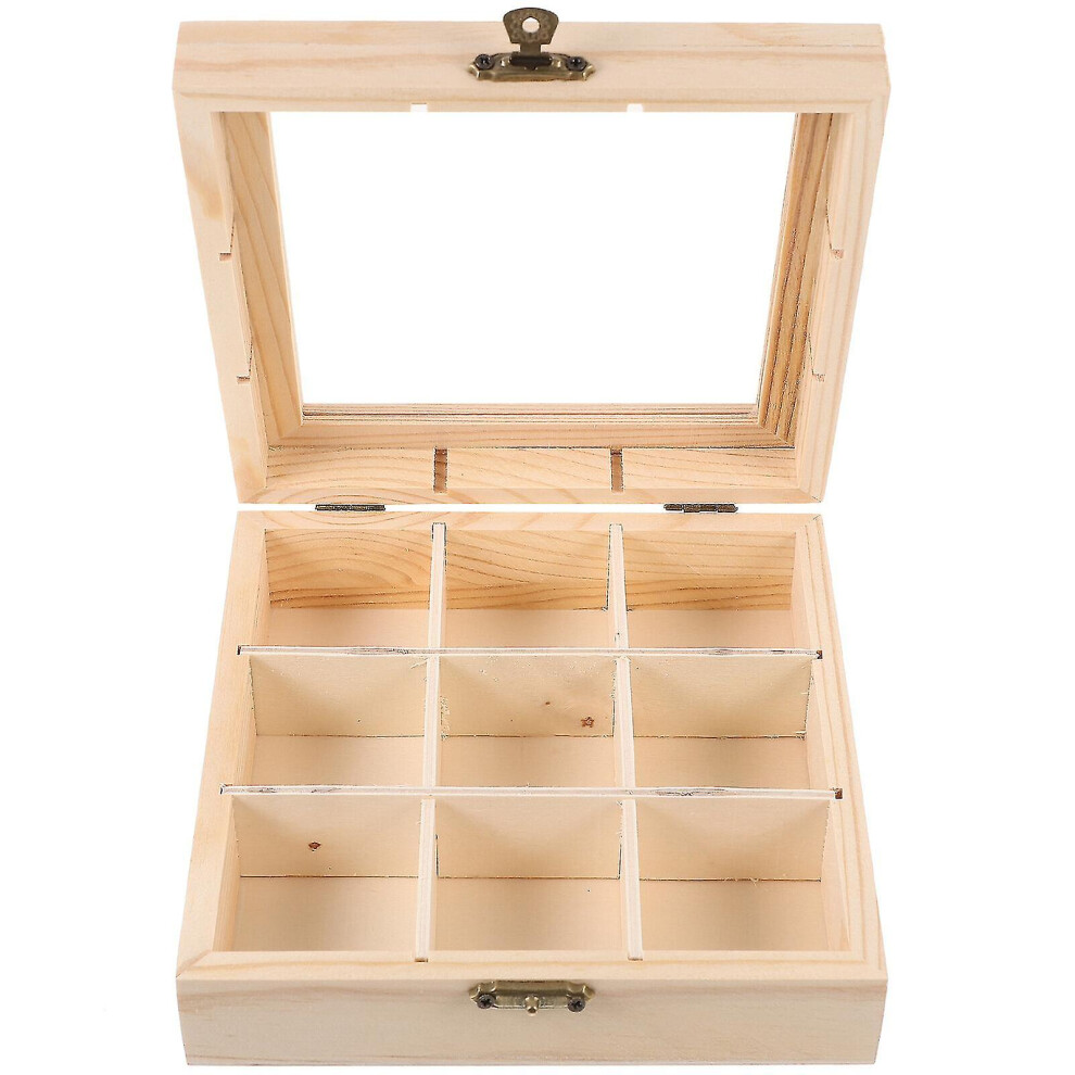 Tea Bag Countertop Holder Restaurant Coffee Organizer Compartment Tea Box -xx